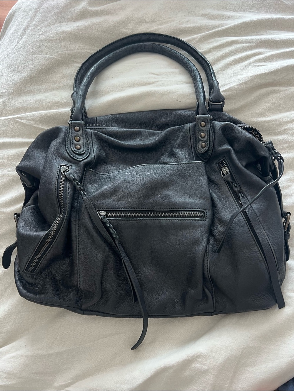 Free People Emerson Bag Black (no metal hangtag/no crossbody strap) RT $248